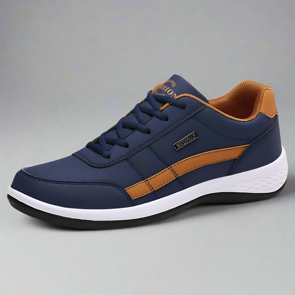 PU leather men's non-slip sports shoes